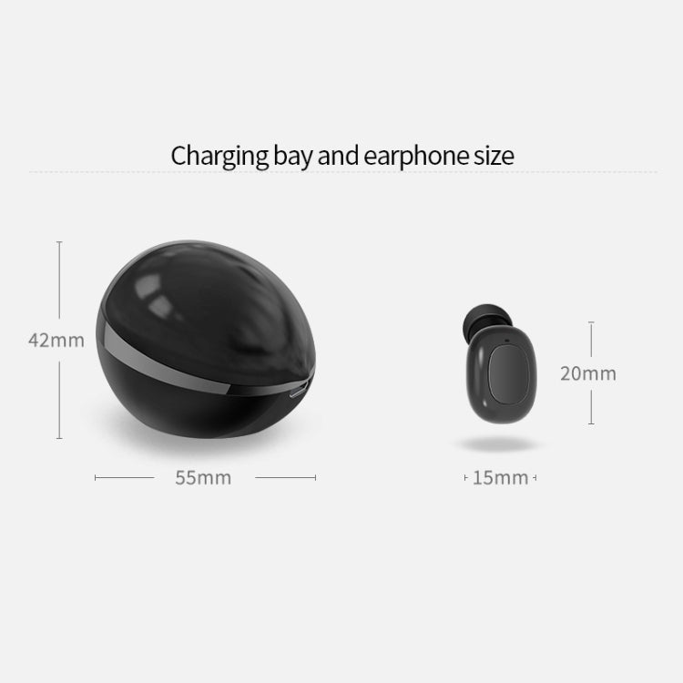 Écouteurs Bluetooth sans fil A10 TWS en forme de capsule spatiale avec boîtier de chargement magnétique et cordon, prise en charge des appels HD et couplage automatique Bluetooth, noir, noir et blanc, blanc, blanc et noir
